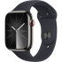 Apple Умные часы Watch Series 9, 41 мм, Midnight Sport Band, Graphite Stainless Steel, size M/L (MRM43)