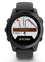 Часы Garmin Fenix E AMOLED 010-03025-01 47мм, черный ремешок, темно-серые