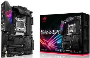 Материнская плата ATX ASUS ROG STRIX X299-E GAMING II 90MB11A0-M0EAY0 (LGA2066,X299,8*DDR4(4266),8*SATA 6G,3*M.2,5*PCIE,7.1CH,Glan,2.5Glan,WiFi,BT,11*