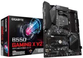 Материнская плата ATX GIGABYTE B550 GAMING X V2 (AM4, AMD B550, 4*DDR4(4733), 4*SATA 6G RAID, 2*M.2, 5*PCIE, 7.1CH, Glan, 6*USB 3.2/USB Type-C, DVI-D/