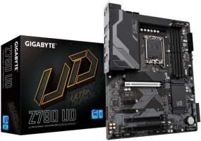 Материнская плата ATX GIGABYTE Z790 UD (LGA1700, Z790, 4*DDR5 (7600), 6*SATA 6G RAID, 3*M.2, 5*PCIE, 2.5Glan, HDMI, DP, USB Type-C, 5*USB 3.2, 4*USB 2