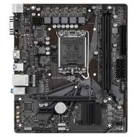 Материнская плата mATX GIGABYTE H610M H V2 (LGA1700, 2*DDR5(5600), 4*SATA, M.2, 2*PCIe, Glan, VGA, HDMI, 4*USB 2.0, 2*USB 3.0)