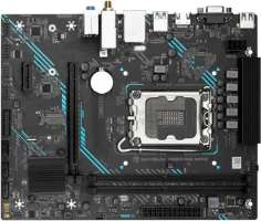 MAXSUN Материнская плата mATX MS-H610M 666 WIFI6 ARGB (LGA1700, H610, 2*DDR4 (3200), 3*SATA, M.2, 2*PCIe, WiFi, BT, HDMI, VGA, 4*USB 3.2, 5*USB 2.0)