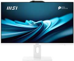 MSI Моноблок 27'' Pro AP272P 14M-650XRU i3-14100/8GB/512GB SSD/UHD graphics 730/GbitEth/1920x1080/IPS/USB kbd/USB mouse/WiFi/BT/cam/noOS/120W белый