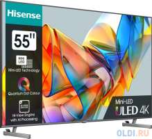 Телевизор Hisense 55" Mini LED 4K Ultra HD, 55U6KQ