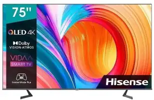 Телевизор Hisense 75A7GQ черный, 4K UHD, DVB-T, DVB-T2, DVB-C, DVB-S, DVB-S2, SMART TV, WiFi, BT, HDR