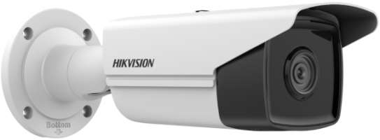 Видеокамера IP HIKVISION DS-2CD2T23G2-4I(4mm) 2Мп уличная цилиндрическая с EXIR-подсветкой до 80м и технологией AcuSense; объектив 4мм