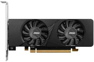 PCI-E MSI GeForce RTX 3050 (RTX 3050 LP 6G OC) 6GB GDDR6 96bit 8nm 1042/14000MHz HDMI/2*DP