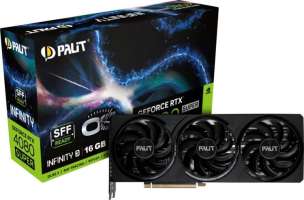 Видеокарта PCI-E Palit GeForce RTX 4080 SUPER INFINITY 3 OC (NED408SS19T2-1032S) 16GB GDDR6X 256bit 5nm 2295/23000MHz HDMI/3*DP