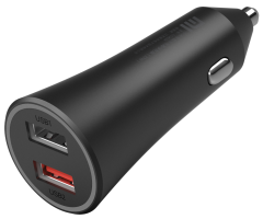 Xiaomi Mi 37W Dual Port Car Charger black (GDS4147GL)